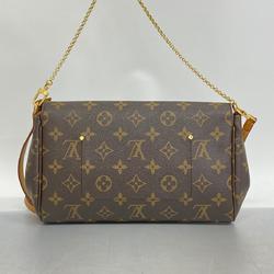 Louis Vuitton Handbag Monogram Favorite MM M40718 Brown Ladies