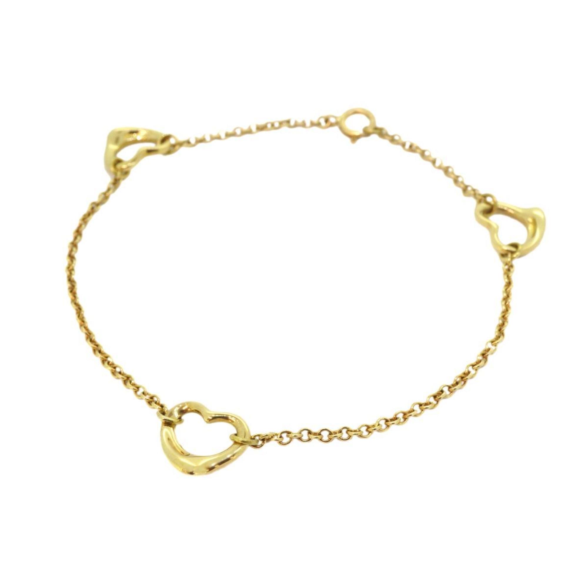 Tiffany Bracelet Heart K18YG Yellow Gold Ladies