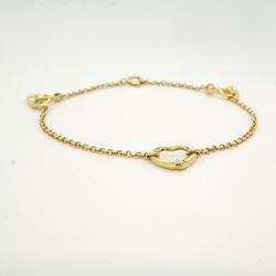 Tiffany Bracelet Heart K18YG Yellow Gold Ladies