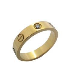 Cartier Ring Love 1PD Diamond K18YG Yellow Gold Ladies