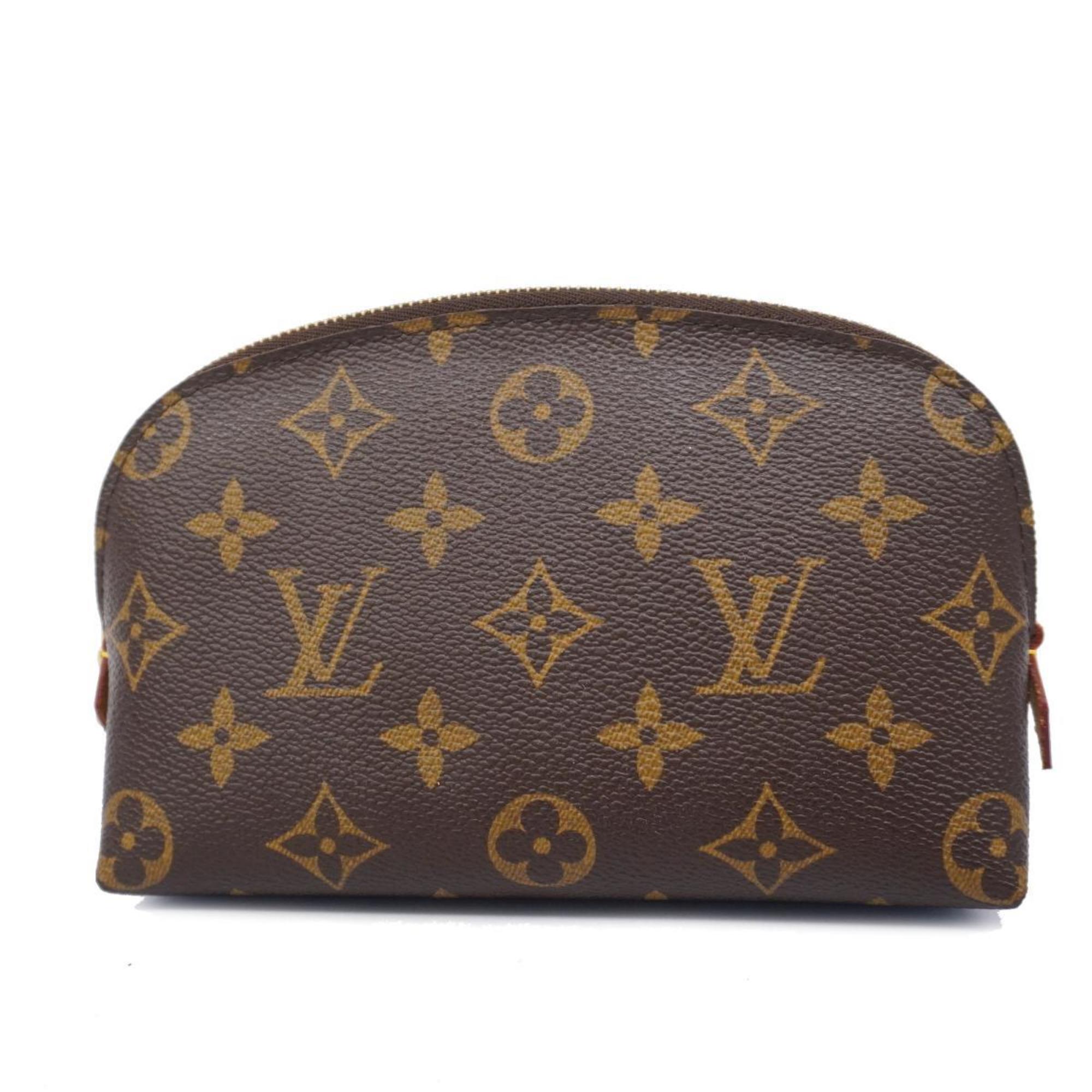 Louis Vuitton Pouch Monogram Pochette Tick M47515 Brown Ladies