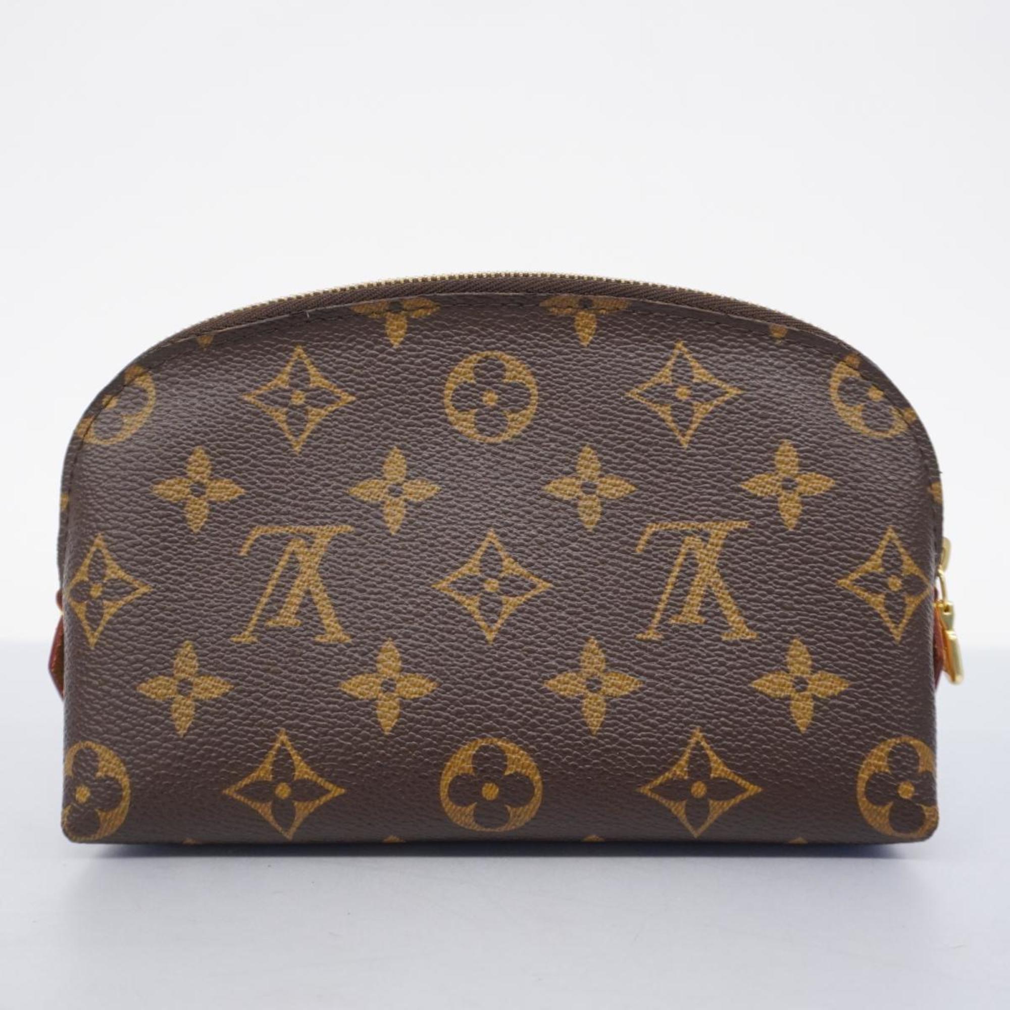 Louis Vuitton Pouch Monogram Pochette Tick M47515 Brown Ladies
