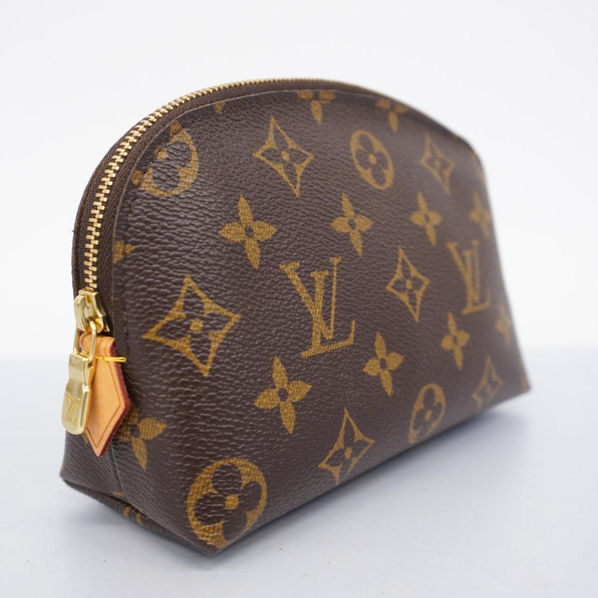 Louis Vuitton Pouch Monogram Pochette Tick M47515 Brown Ladies