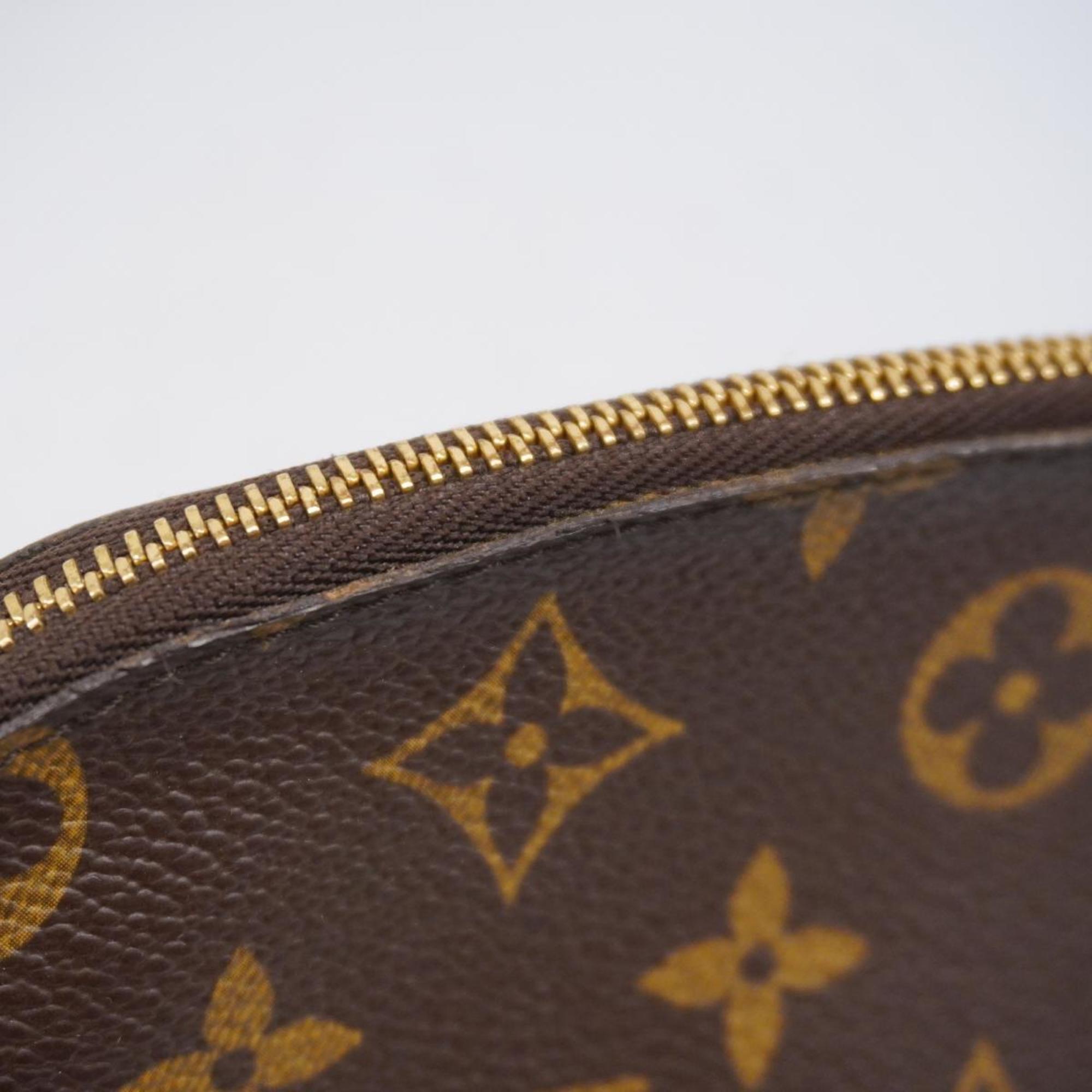 Louis Vuitton Pouch Monogram Pochette Tick M47515 Brown Ladies