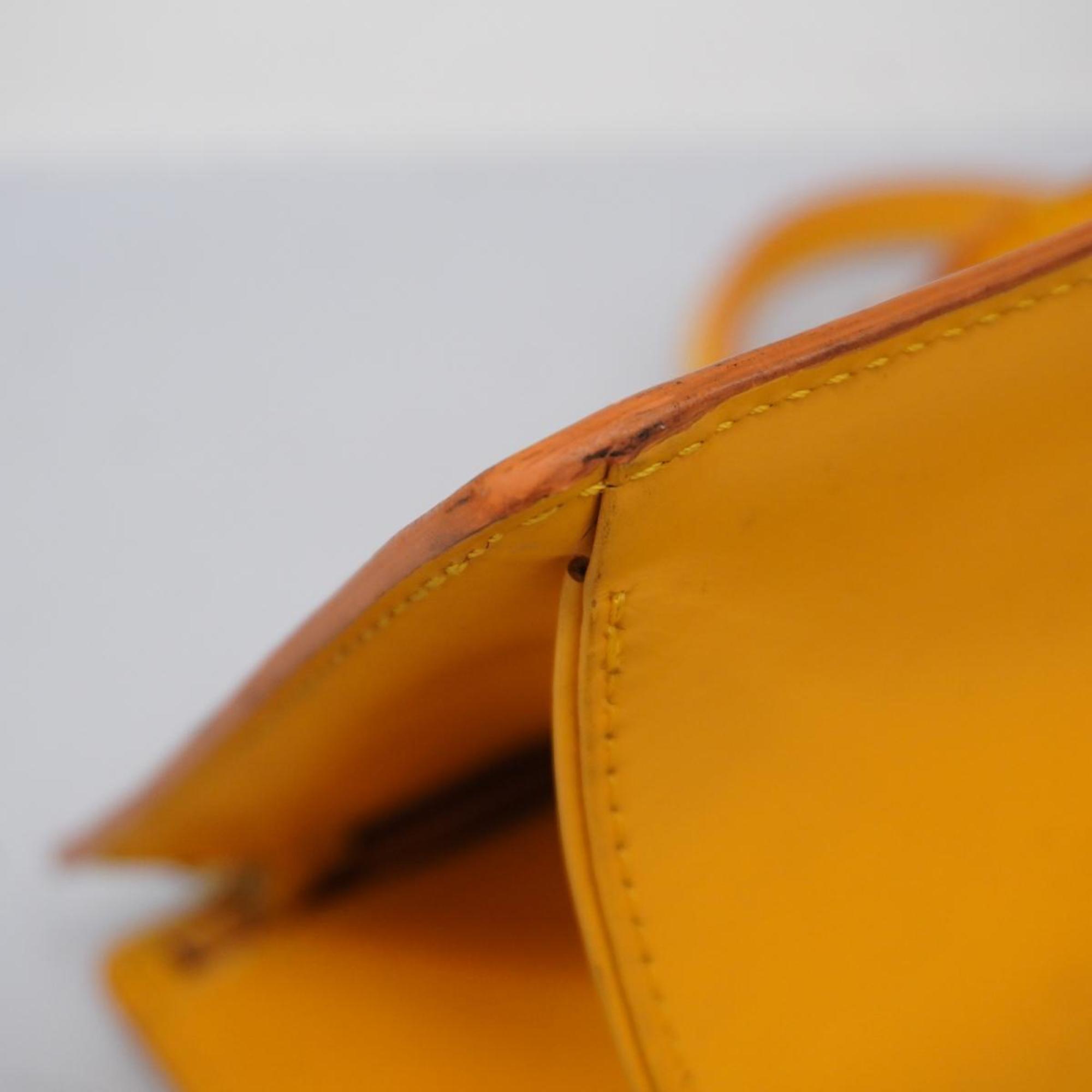 Louis Vuitton Epi Sac Triangle Handbag M52099 Jaune Ladies