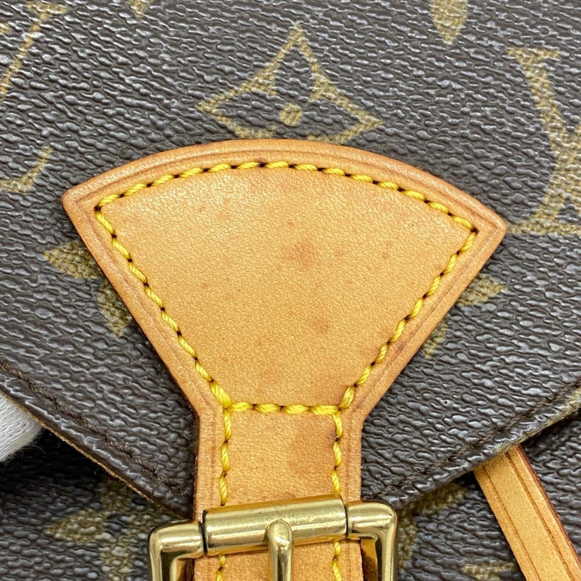 Louis Vuitton Backpack Monogram Montsouris MM M51136 Brown Women's