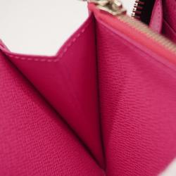 Louis Vuitton Long Wallet Epi Zippy M64838 Noir Hot Pink Ladies