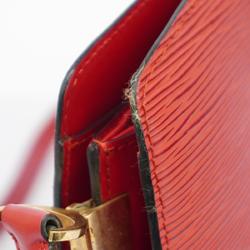 Louis Vuitton Shoulder Bag Epi Capuchin M52347 Castilian Red Ladies