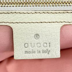 Gucci Tote Bag GG Canvas 137396 Pink Champagne Women's