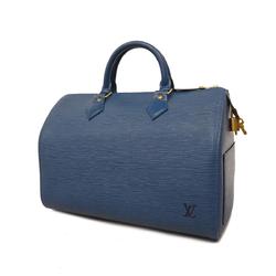 Louis Vuitton Handbag Epi Speedy 30 M43005 Toledo Blue Ladies
