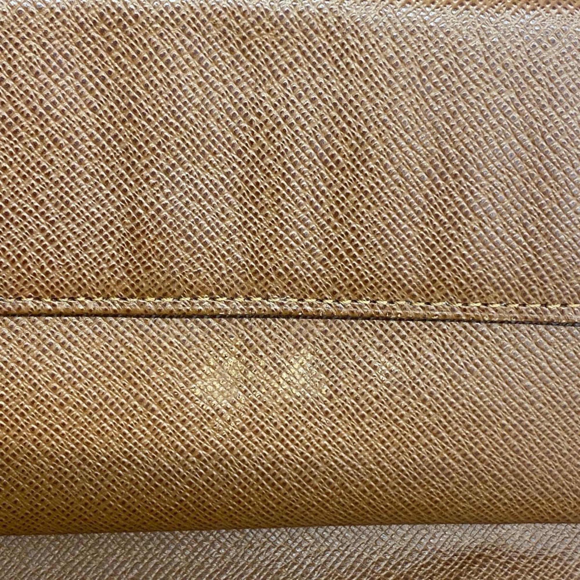 Louis Vuitton Tri-fold Wallet Monogram Porte Tresor Etui Papier M61202 Brown Men's Women's