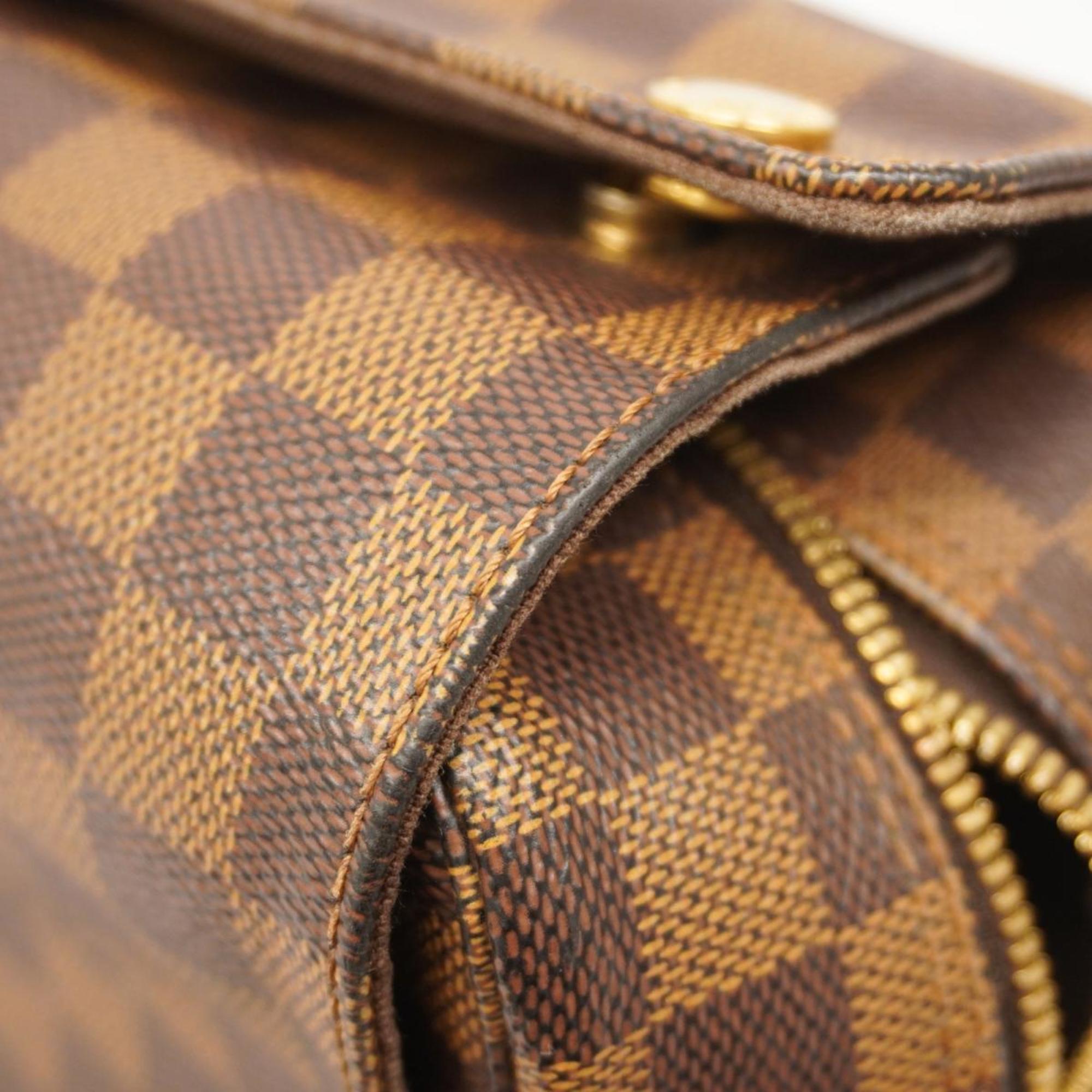Louis Vuitton Shoulder Bag Damier Naviglio N45255 Ebene Ladies