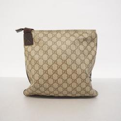 Gucci Shoulder Bag 141626 Coated Canvas Brown Women's