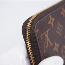 Louis Vuitton Long Wallet Monogram Zippy M41896 Coquelicot Ladies