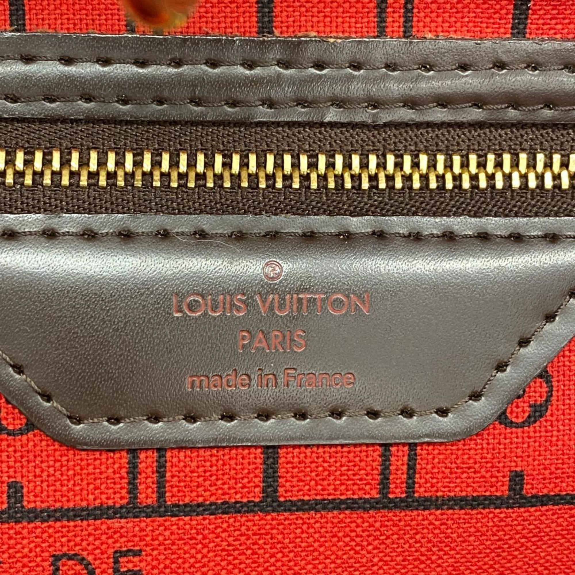 Louis Vuitton Tote Bag Damier Neverfull PM N51109 Ebene Women's
