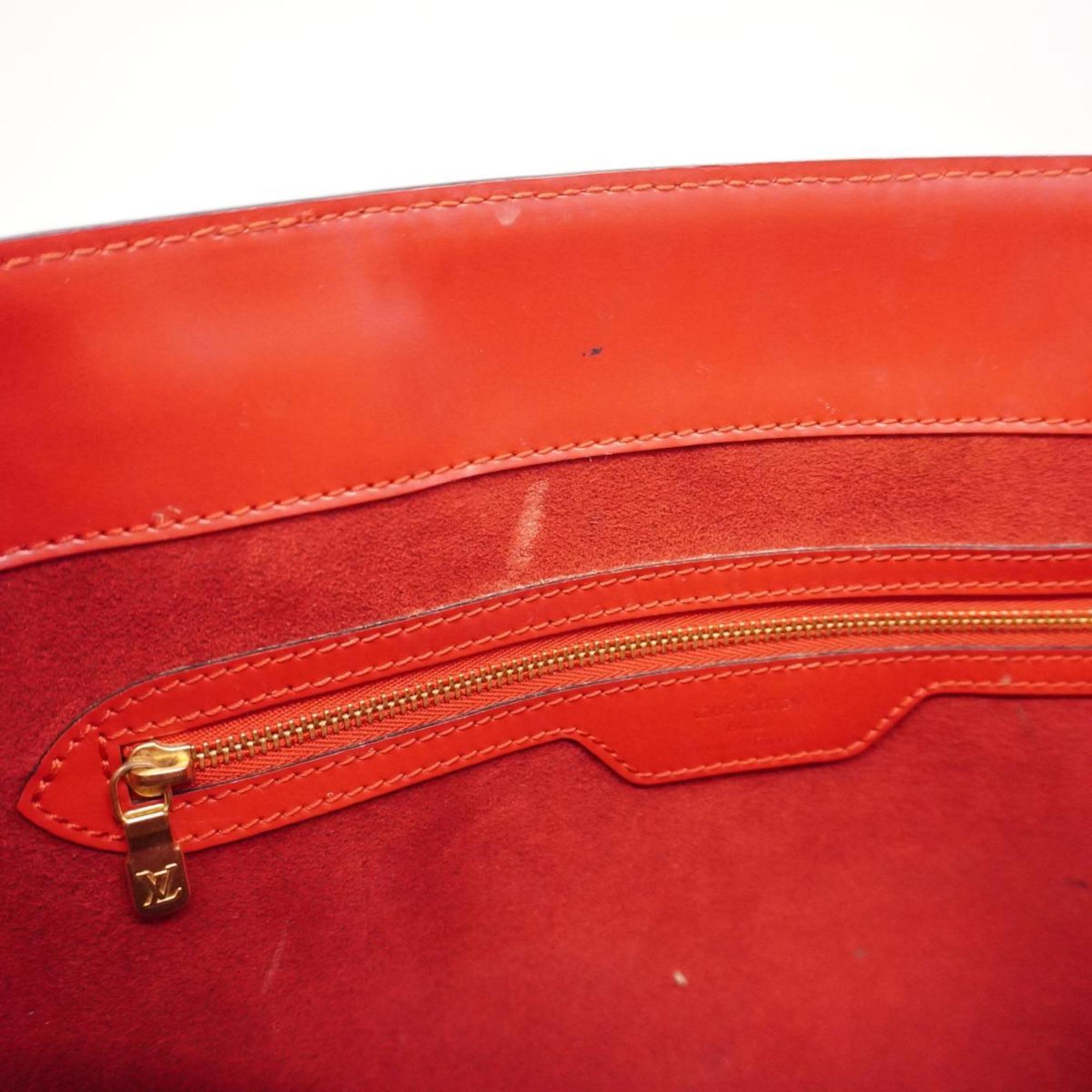 Louis Vuitton Shoulder Bag Epi Duplex M52427 Castilian Red Women's