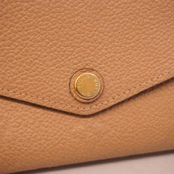Louis Vuitton Long Wallet Monogram Empreinte Portefeuille Sarah M64328 Taupe Glace Women's