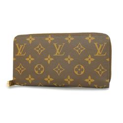 Louis Vuitton Long Wallet Monogram Zippy M60017 Brown Men's Women's