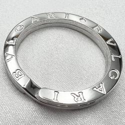 Bvlgari Men's Key Ring Holder Pendant Necklace Silver 925