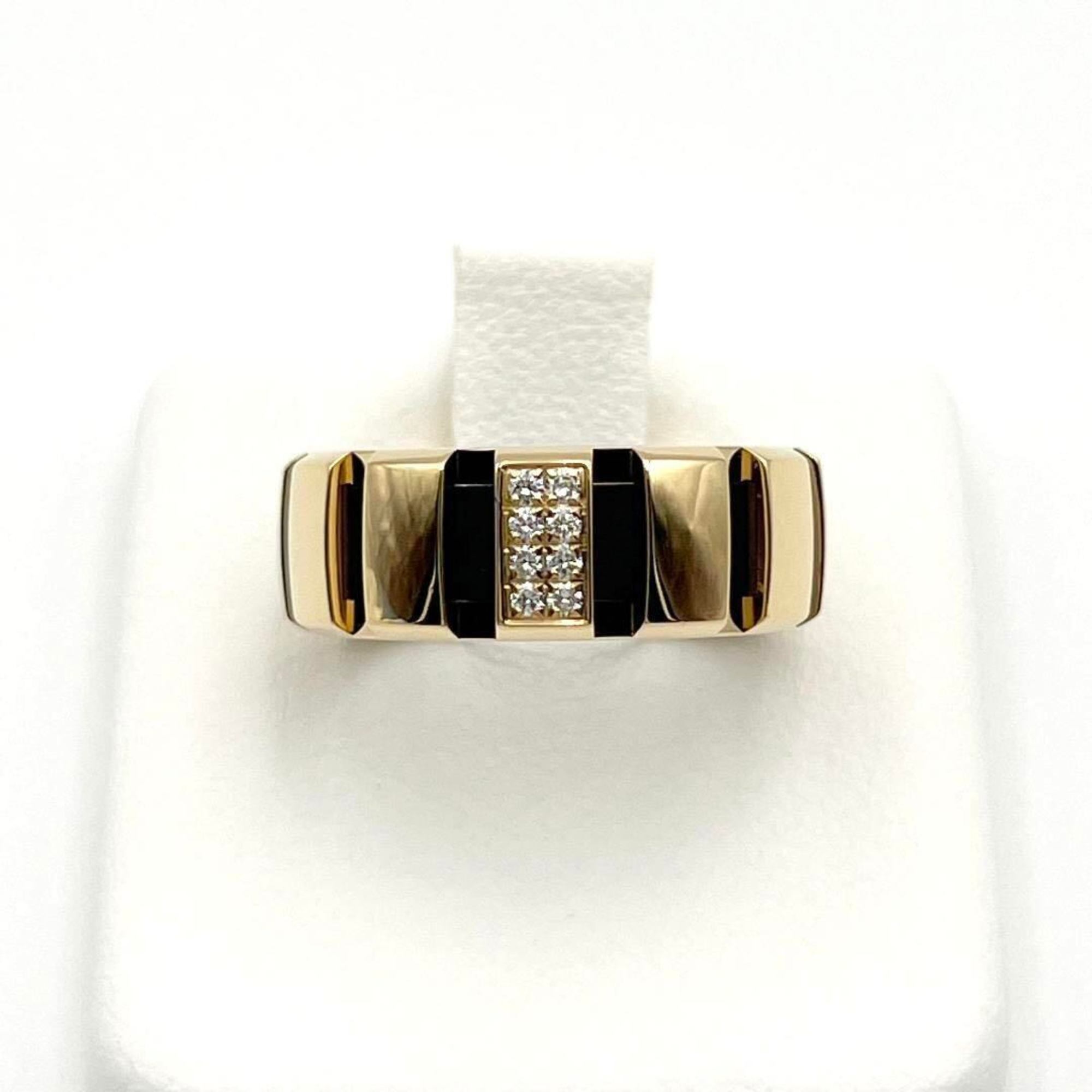 Chaumet Men's and Women's Rings Diamond Yellow Gold K18