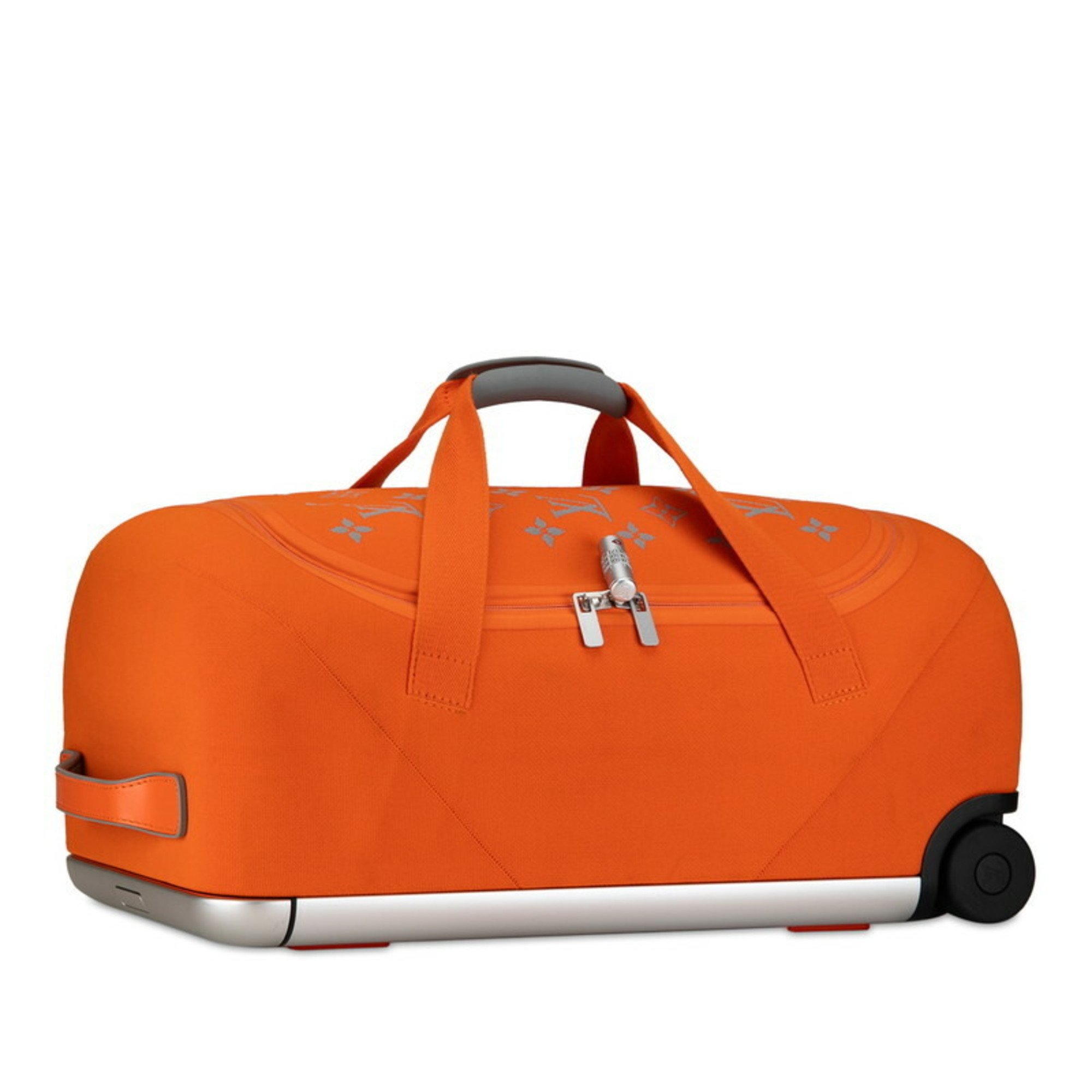 Louis Vuitton Horizon Soft 2R55 Carry Bag M20130 Volcano Orange Leather Plastic Arum Women's LOUIS VUITTON