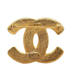 Chanel Coco Mark Brooch Gold Plated Women's CHANEL