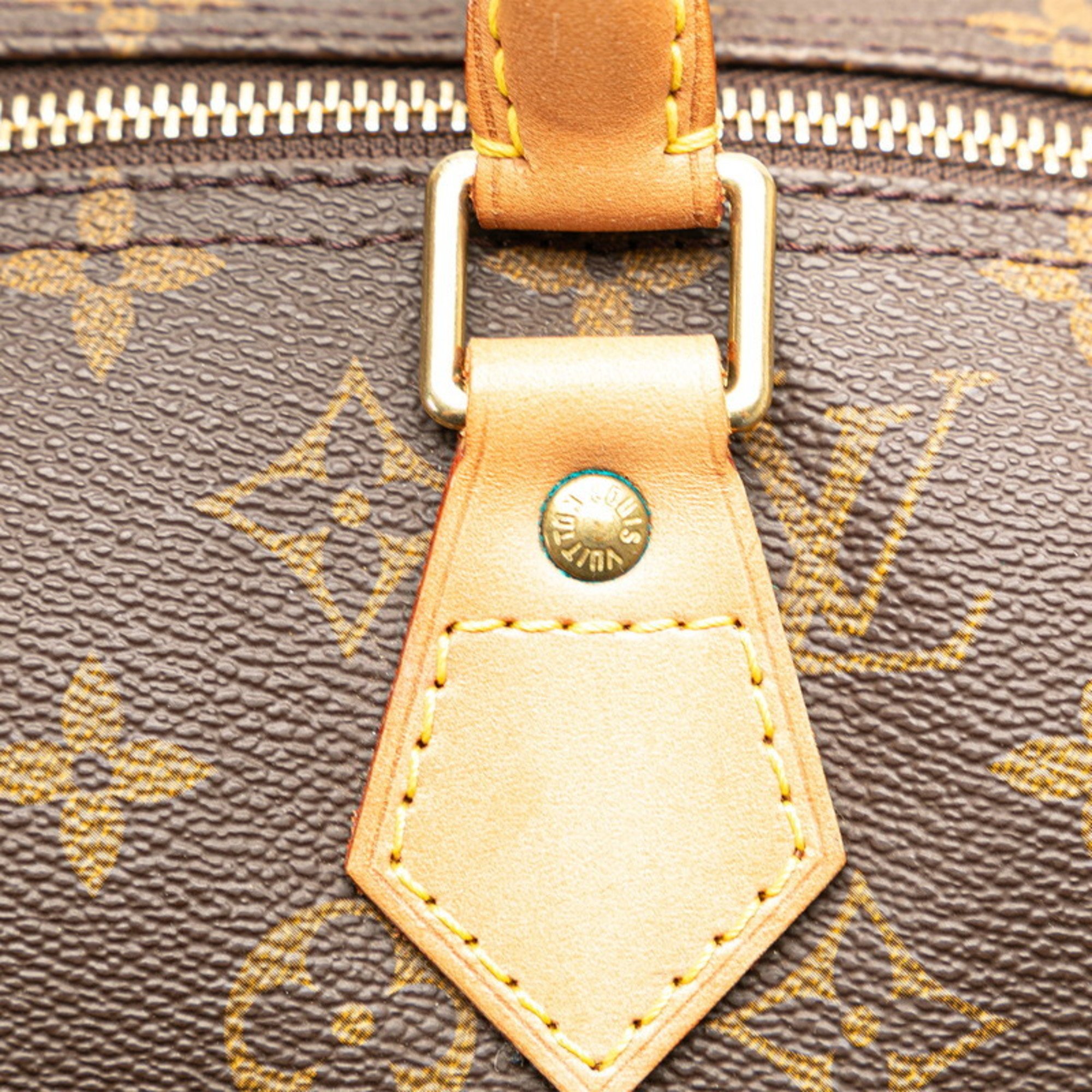 Louis Vuitton Monogram Speedy 40 Handbag Boston Bag M41522 Brown PVC Leather Women's LOUIS VUITTON