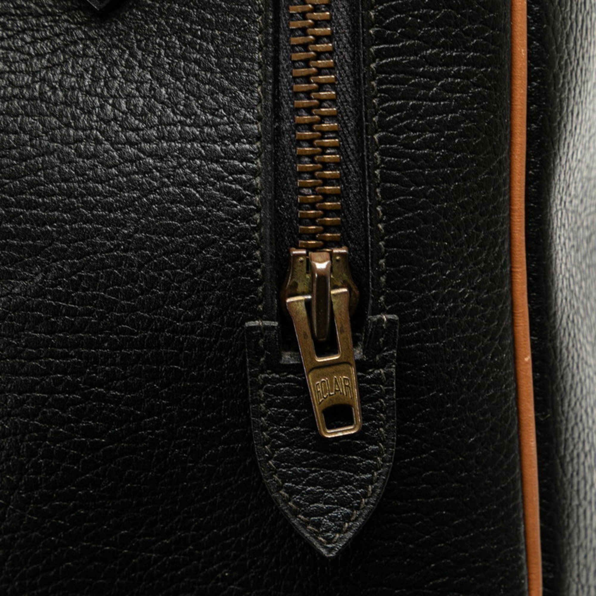 Hermes Victoria Shoulder Bag Black Ardennes Women's HERMES