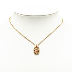 Christian Dior Dior CD pendant necklace gold plated for women