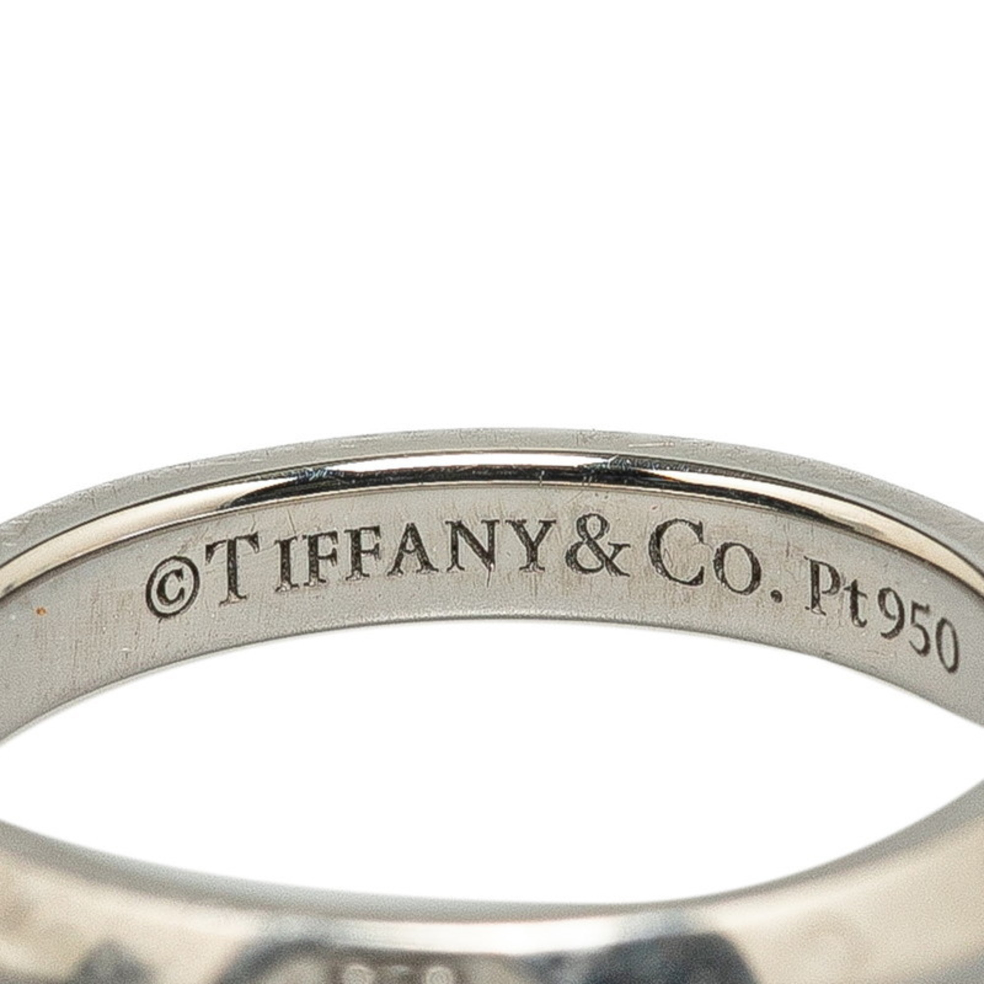 Tiffany True Band Ring 5P Diamond Pt950 Platinum Women's TIFFANY&Co.