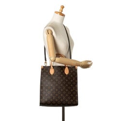 Louis Vuitton Monogram Sac Plat PM Handbag Shoulder Bag M45848 Brown PVC Leather Women's LOUIS VUITTON