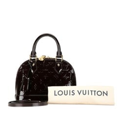 Louis Vuitton Monogram Vernis Alma BB Handbag Shoulder Bag M91678 Amaranth Purple Patent Leather Women's LOUIS VUITTON