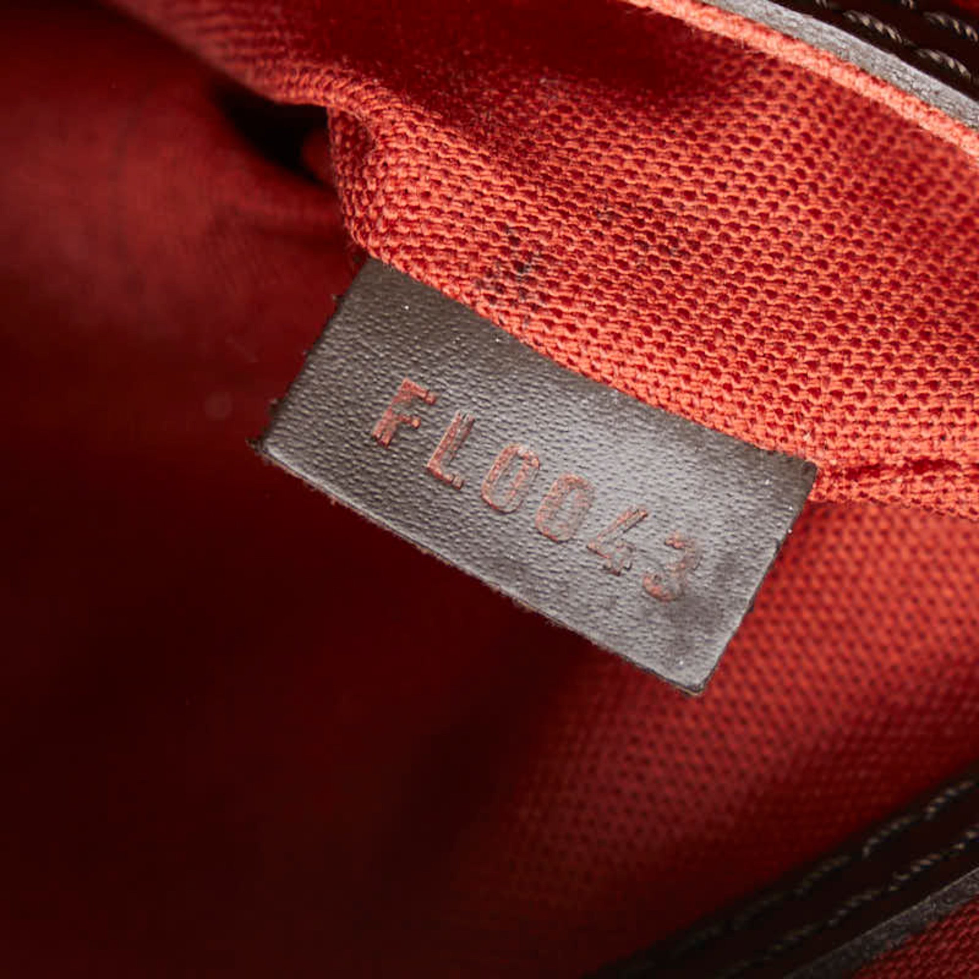Louis Vuitton Damier Alma PM Handbag N51131 Brown PVC Leather Women's LOUIS VUITTON
