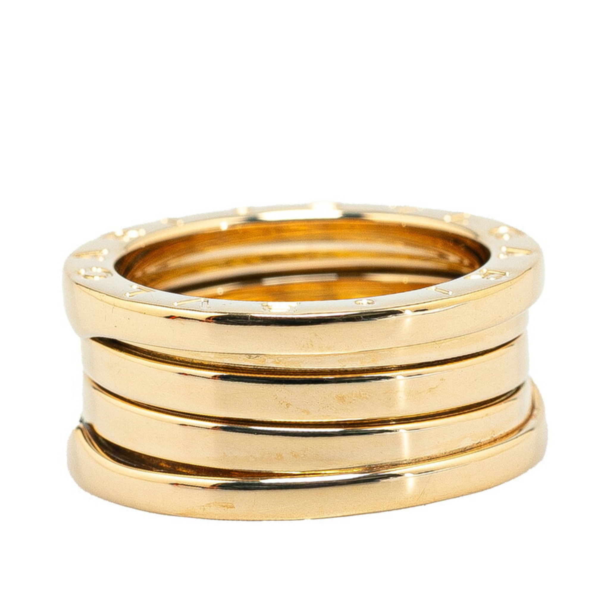 BVLGARI B.zero1 4-band ring #52 K18YG Yellow gold for women