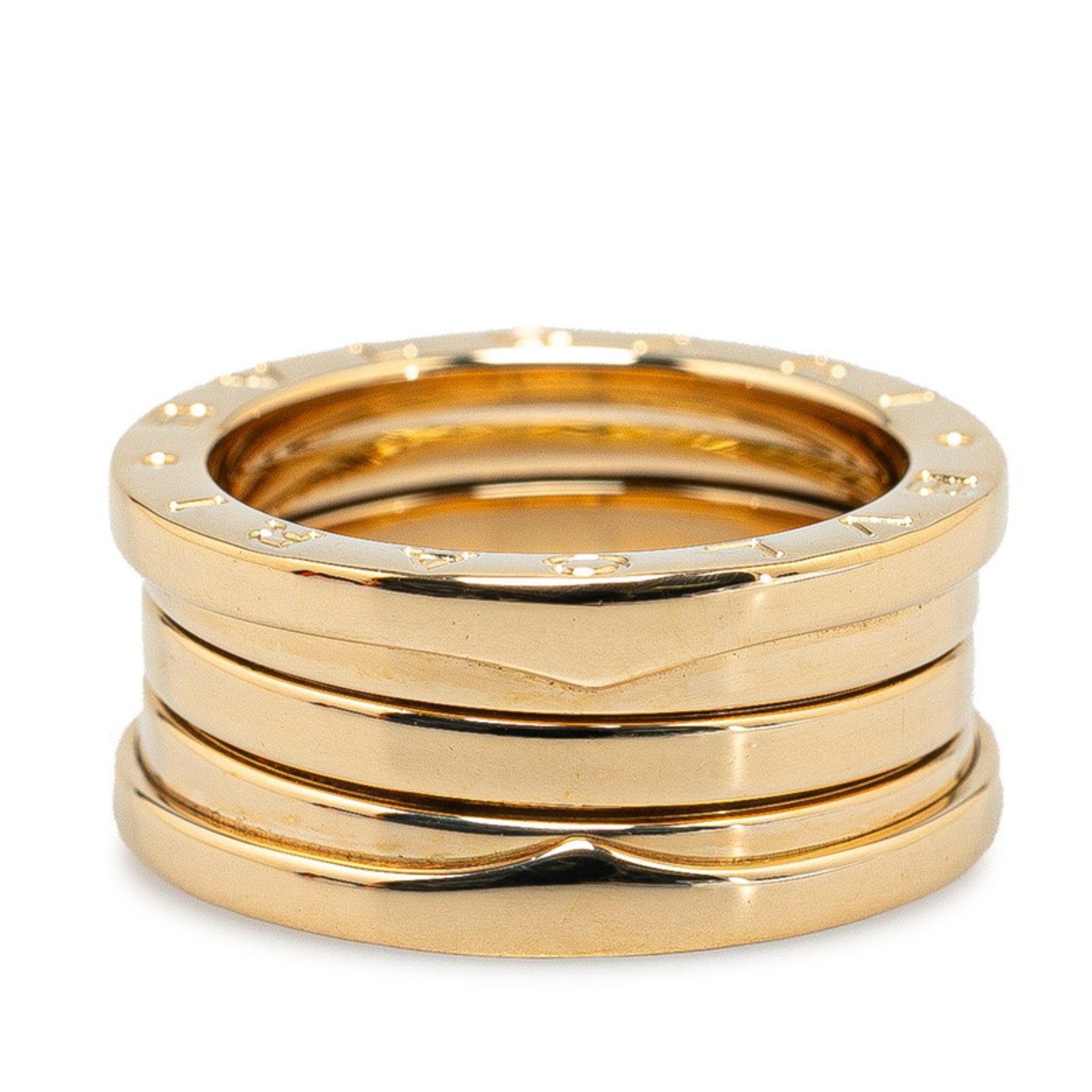 BVLGARI B.zero1 4-band ring #52 K18YG Yellow gold for women
