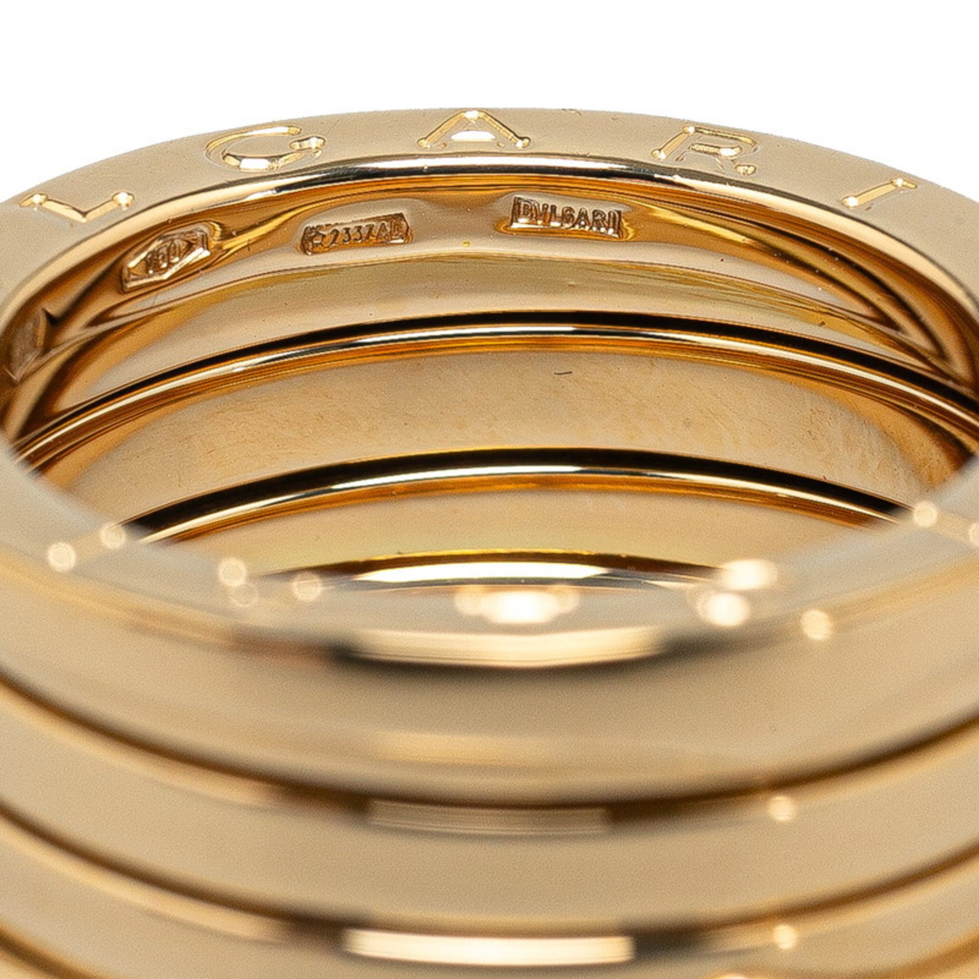 BVLGARI B.zero1 4-band ring #52 K18YG Yellow gold for women