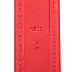 Louis Vuitton Damier Infinie Santur Stamp Belt 90/36 M9122 Red Rubber Women's LOUIS VUITTON