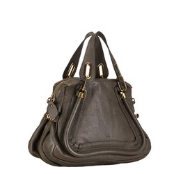 Chloé Chloe Paraty Handbag Shoulder Bag 8HS891-043 Brown Leather Women's