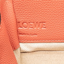 LOEWE Hammock Drawstring Bag Handbag Shoulder Salmon Pink Calf Leather Women's