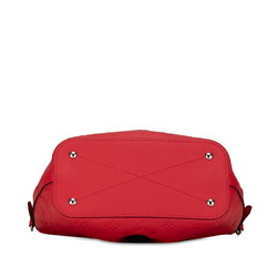 Louis Vuitton Monogram Empreinte Mazarine PM Handbag Shoulder Bag M50638 Cerise Red Calf Leather Women's LOUIS VUITTON