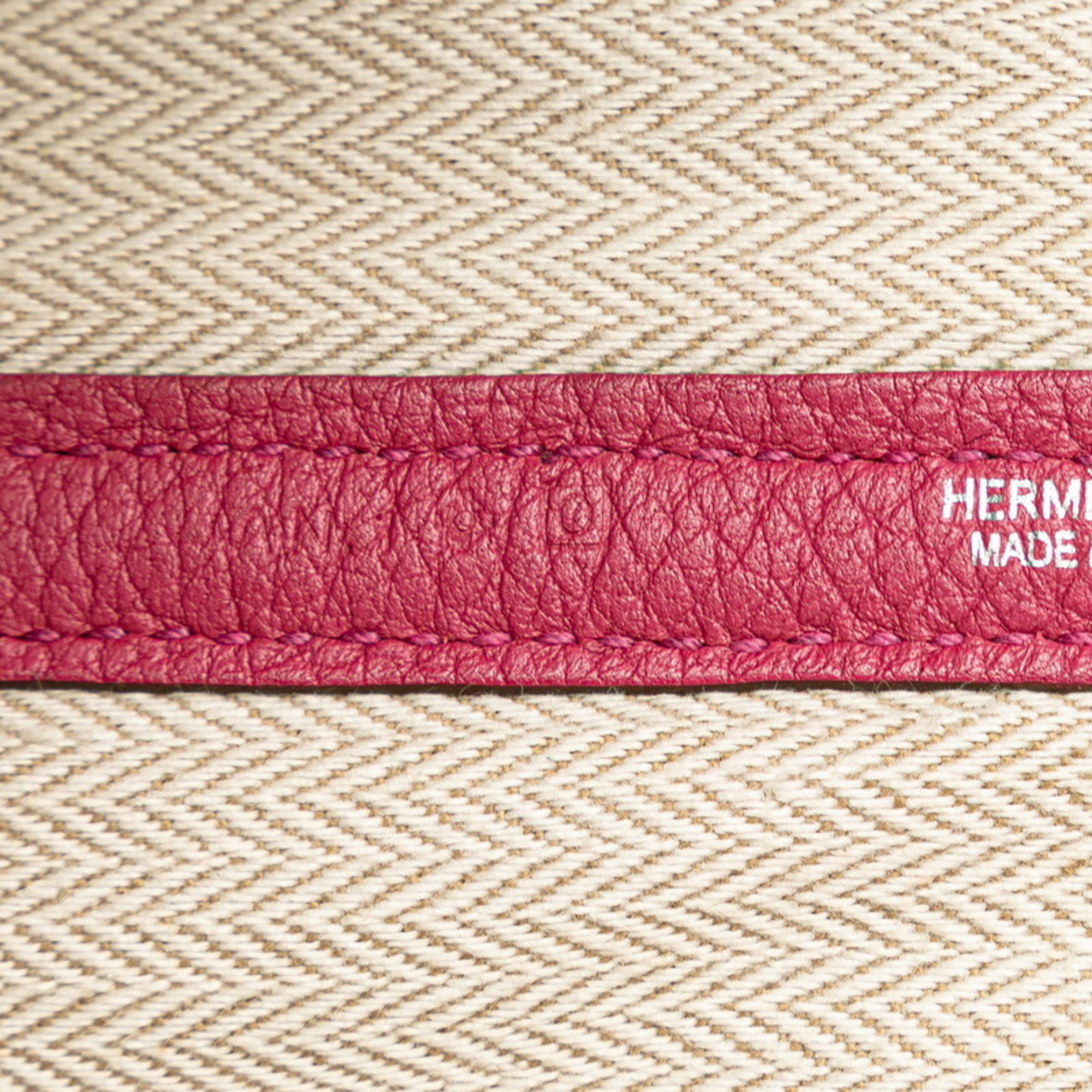 Hermes Garden PM Handbag Rose Purple Negonda Women's HERMES
