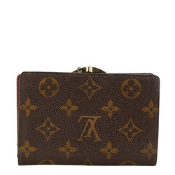 Louis Vuitton Monogram Viennese Bi-fold Wallet M61663 Brown PVC Leather Women's LOUIS VUITTON