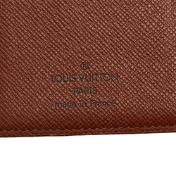 Louis Vuitton Monogram Viennese Bi-fold Wallet M61663 Brown PVC Leather Women's LOUIS VUITTON