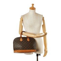 Louis Vuitton Monogram Alma PM Handbag M51130 Brown PVC Leather Women's LOUIS VUITTON