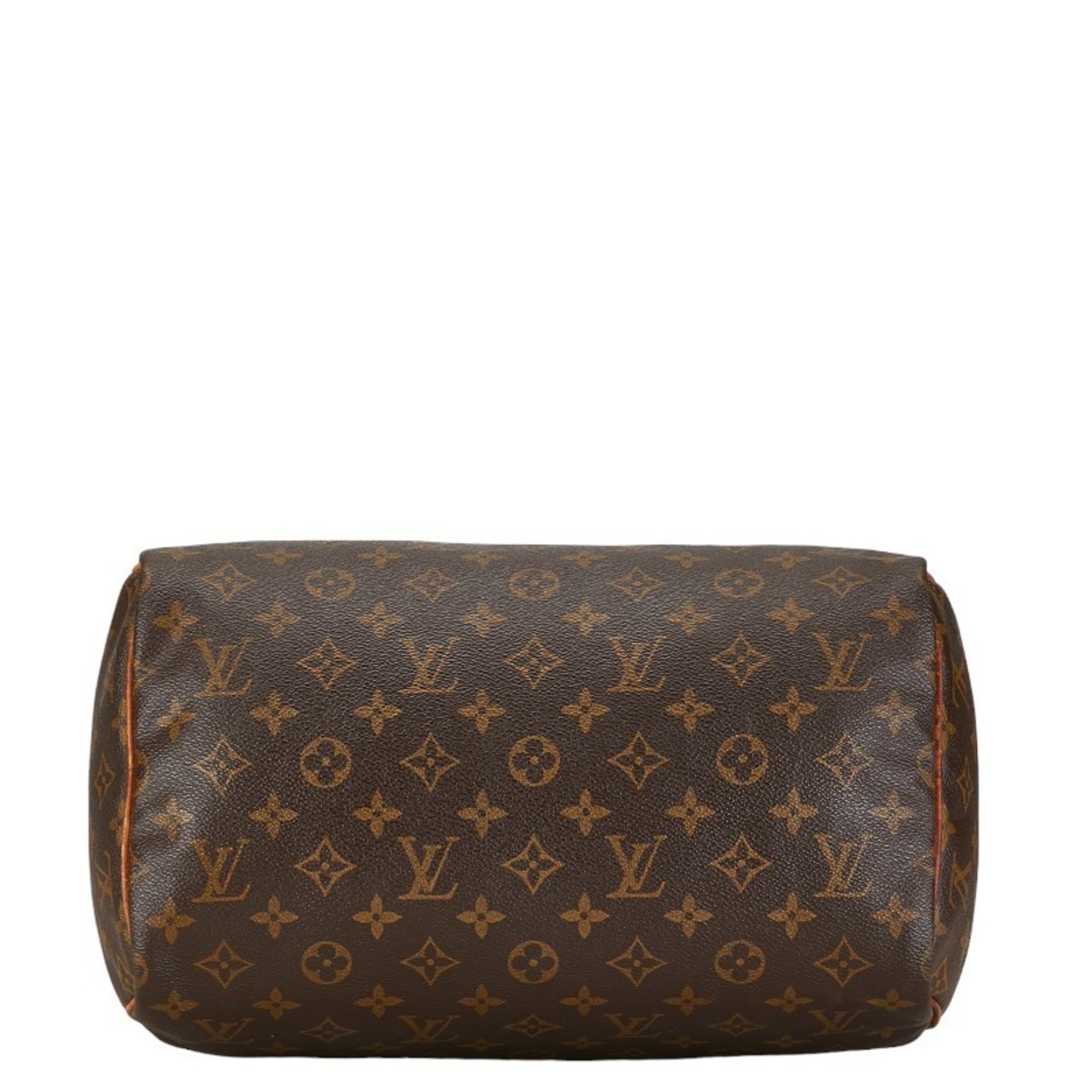 Louis Vuitton Monogram Speedy 30 Handbag Shoulder Bag 2WAY M41526 Brown PVC Leather Women's LOUIS VUITTON