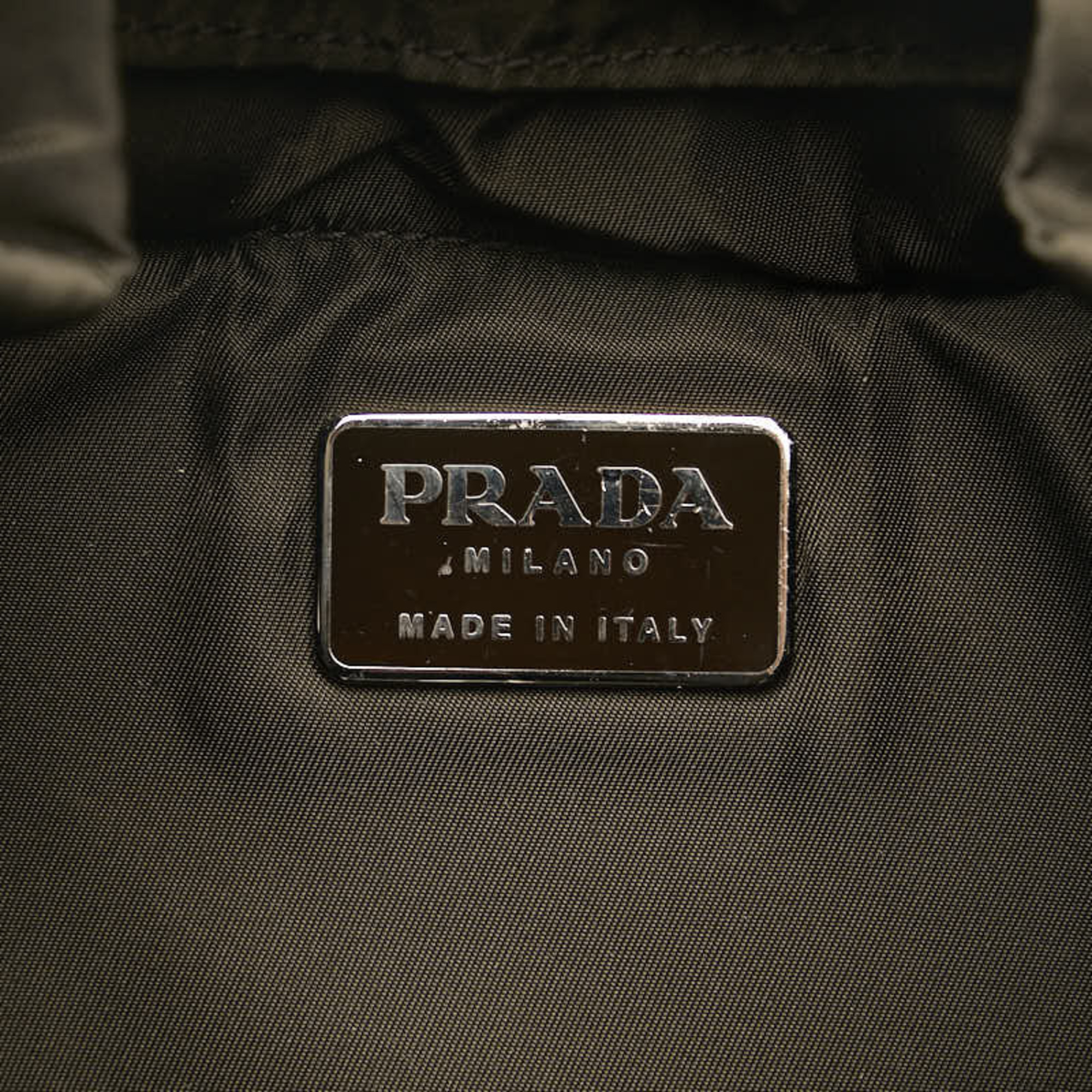 Prada Backpack Khaki Nylon Women's PRADA