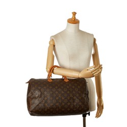 Louis Vuitton Monogram Speedy 40 Handbag Boston Bag Travel M41522 Brown PVC Leather Women's LOUIS VUITTON