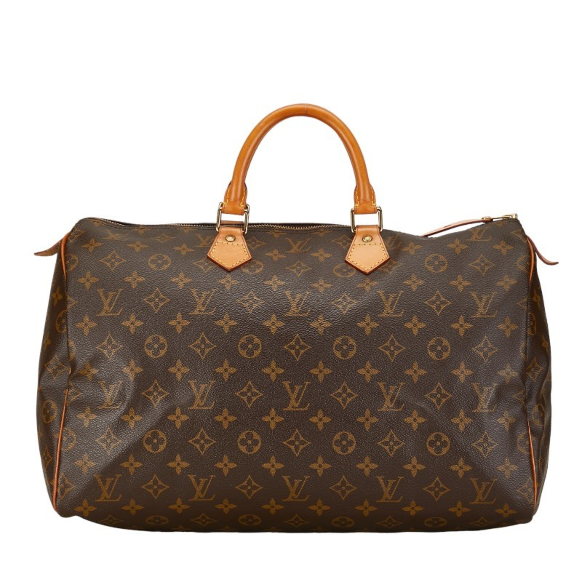 Louis Vuitton Monogram Speedy 40 Handbag Boston Bag Travel M41522 Brown PVC Leather Women's LOUIS VUITTON