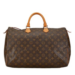 Louis Vuitton Monogram Speedy 40 Handbag Boston Bag Travel M41522 Brown PVC Leather Women's LOUIS VUITTON