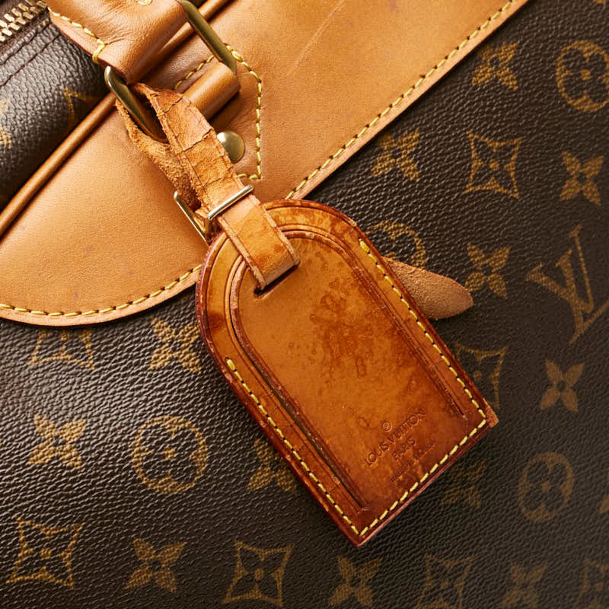Louis Vuitton Monogram Evasion Boston Bag Travel M41443 Brown PVC Leather Women's LOUIS VUITTON